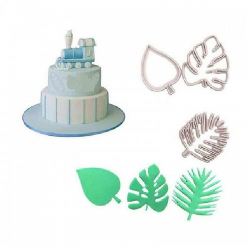FONDANT TROPICAL LEAVES CUTTER SET FONDANT TROPICAL LEAVES CUTTER SET